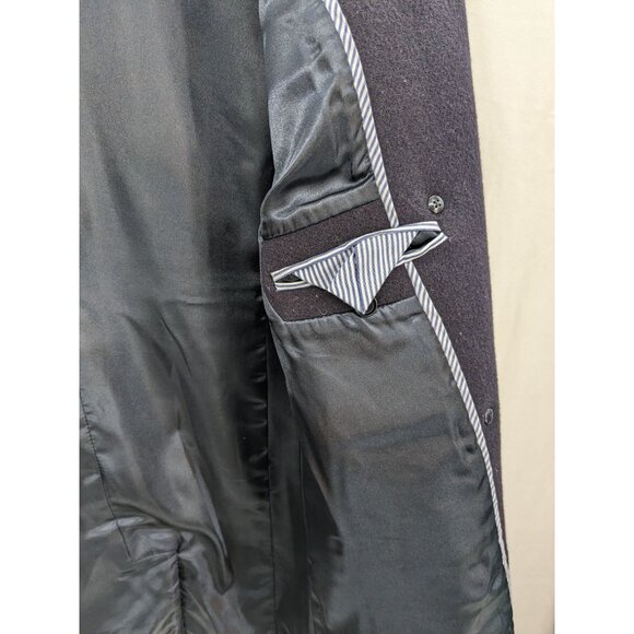 J.Crew Peacoat Women Size 00 Stadium Cloth Wool Blend Double Breasted Nautical - Picture 16 of 16